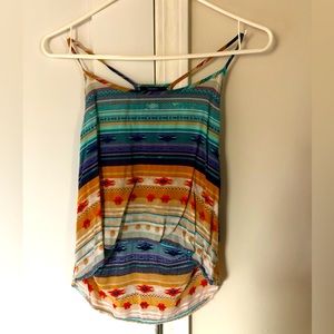 Forever 21 women’s flowy cropped tank.